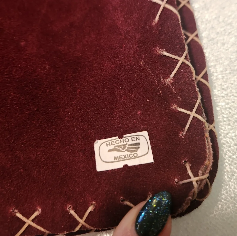 Brown suede personalized 